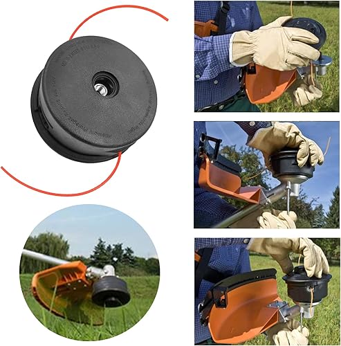 Miniatura 6 de Kimsion Cabezal de recortadora 25-2 4002 710 2191 para STIHL FS55 FS55R FS56 FS56RC FS70 FS70R FS85 FS90R FS91R FS94R FS100RX FS110 FS111R FS111RX