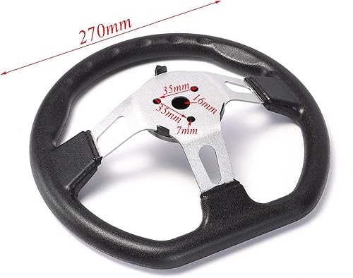 Miniatura 5 de Kit completo de eje vivo trasero de 32 pulgadas con ruedas de 6 pulgadas, montaje de eje de volante delantero, piezas de bricolaje para Go Kart ATV