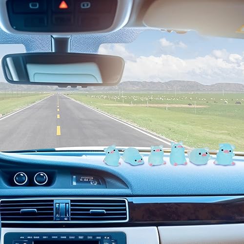 Miniatura 6 de DREMISI 18 piezas de mini cerdos luminosos de resina, decoración de jardín de hadas, paisaje, acuario, decoración de plantas en maceta, adornos que