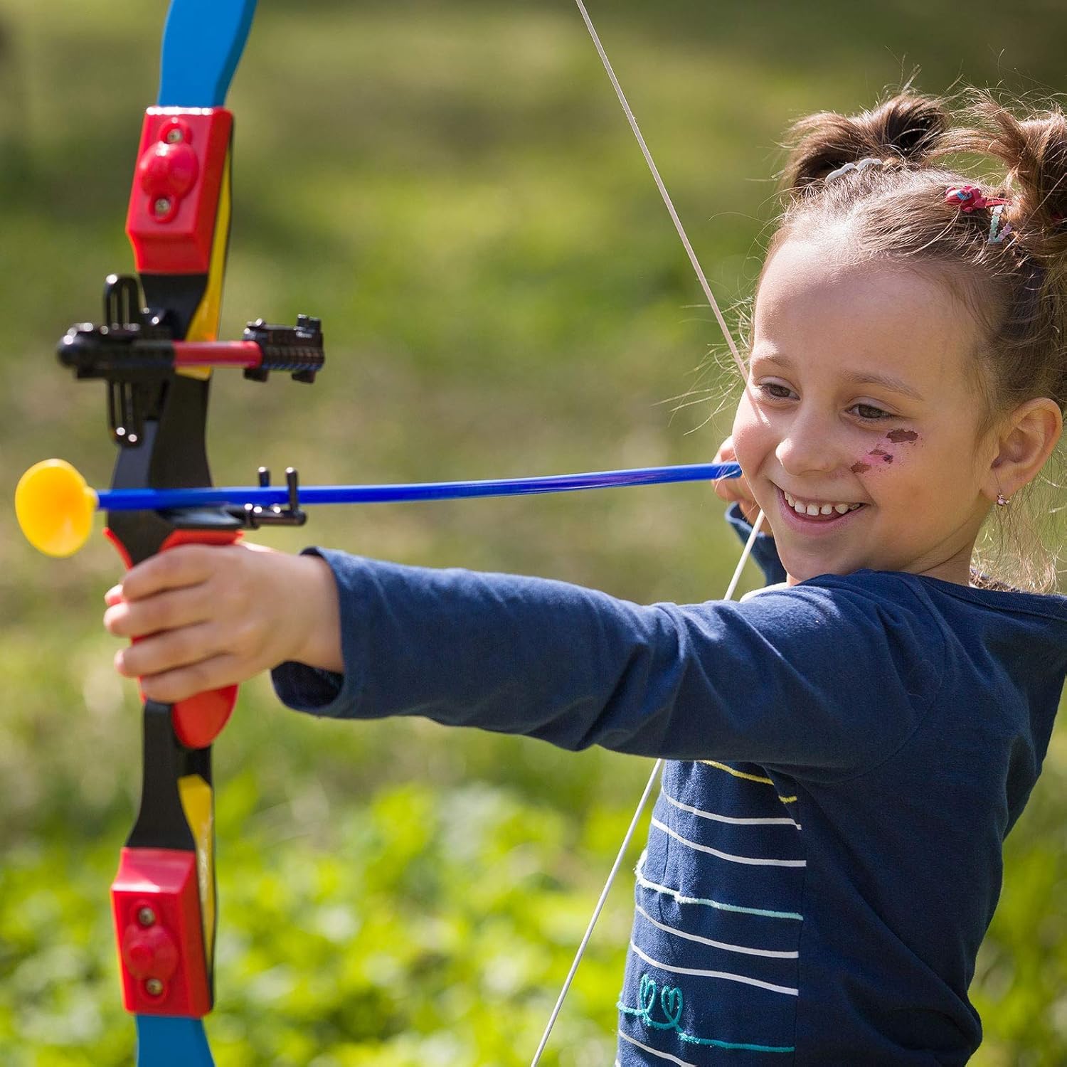 Voarge 12 pièces de flèches à ventouse de rechange pour jouet de tir à l'arc avec flèches de rechange en plastique pour garçons et filles entraînement au tir