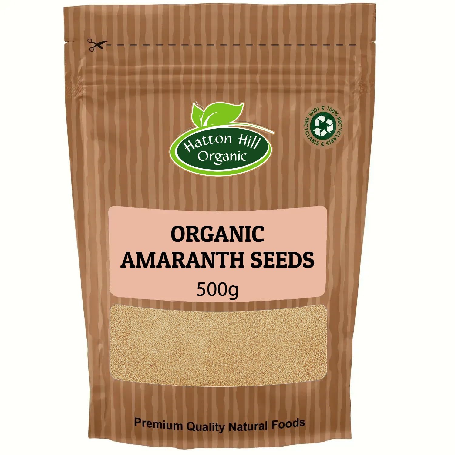 Organic Amaranth Seeds 500g – Premium Quality by Hatton Hill Organic