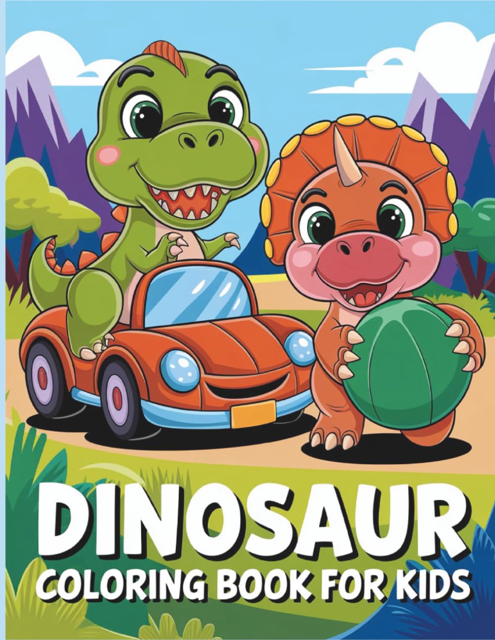 Dinosaur Colouring Book for Kids: A Roar-some Colouring Adventure!