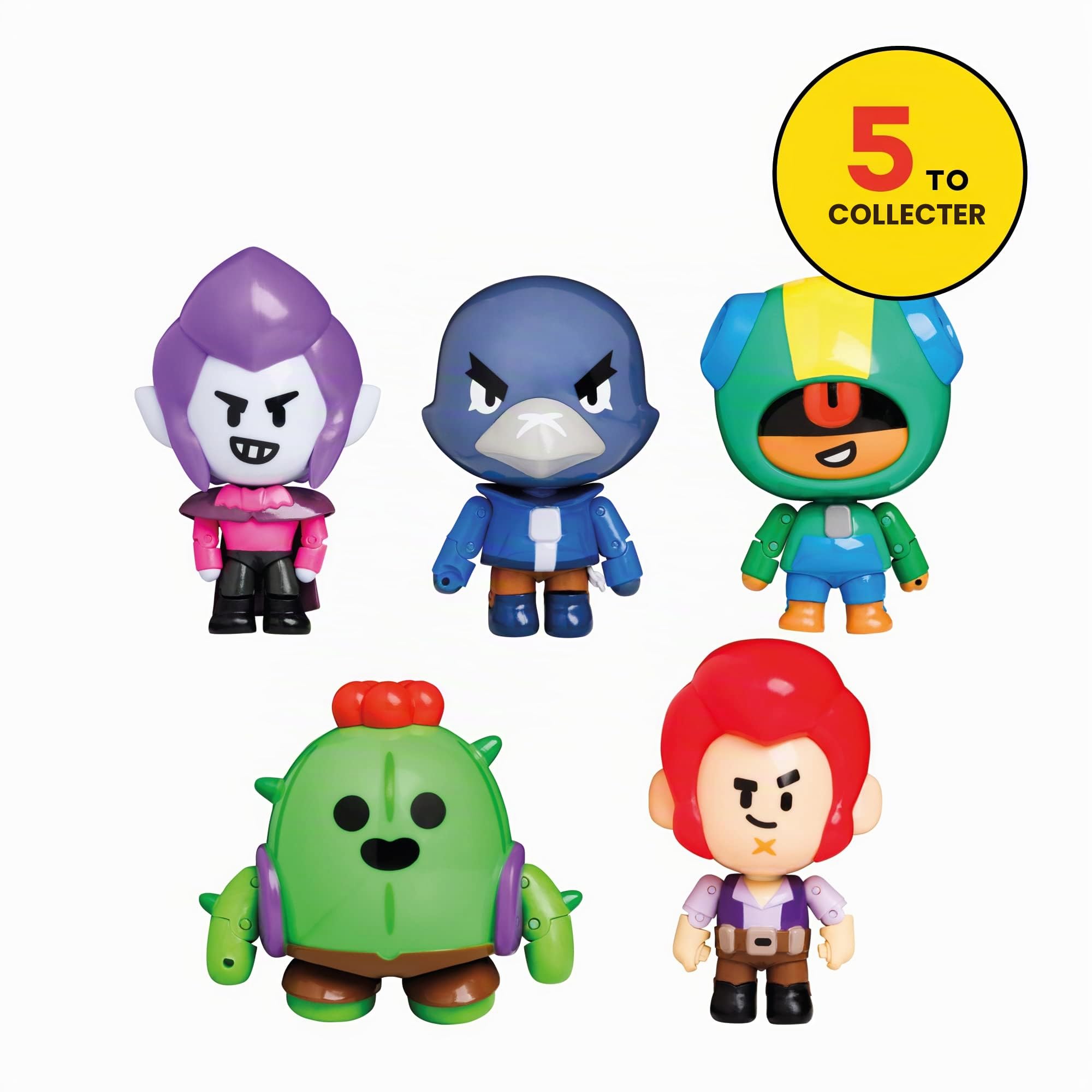 Brawl Stars Leon Figurine d'action | Figurine de Collection de 11,4 cm de Haut | P.M.I. Jouets sous Licence Officielle | Supercell | Cadeau pour Joueur vidéo | Figurine articulée