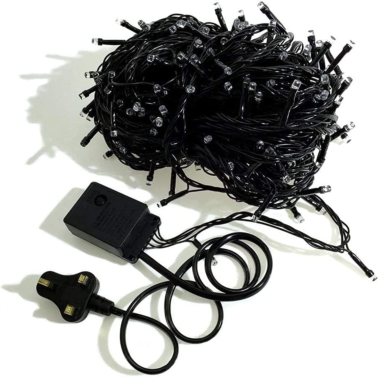 Yellow 120 LED 11 Meter Copper Wire Exterior Waterproof Fairy Light for Christmas Trees Party Outdoor Decoration