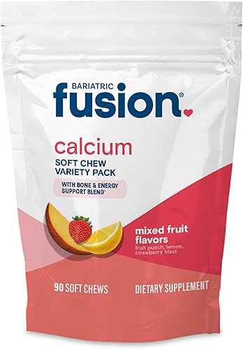Miniatura 12 de Chicles de suplemento de calcio bariátrico de Bariatric Fusion | Citrato de calcio con vitamina D3, vitamina bariátrica | Masticablemente libre de