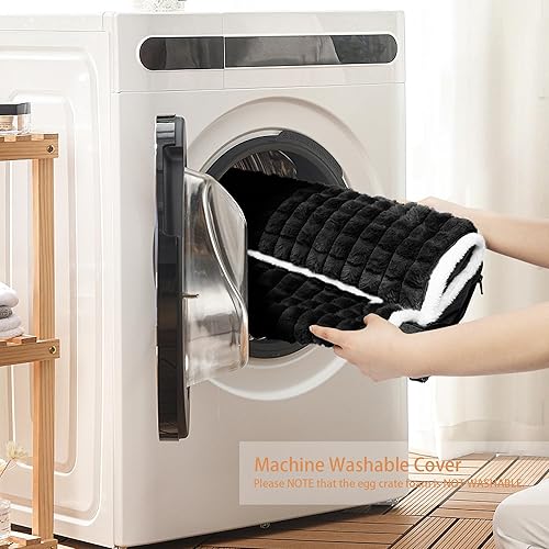 Miniatura 4 de Cama ortopédica para perros de gran tamaño con almohada de 36 x 24 pulgadas, impermeable, suave, cómoda, de espuma para mascotas, con funda