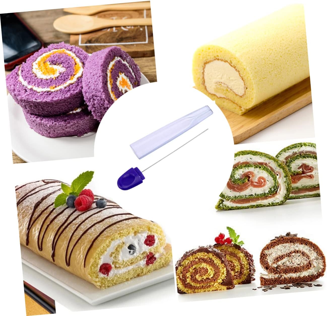 BESPORTBLE 6pcs Stainless Steel Cake Tester Baking Skewer Cake Probe Fruit Picks Diy Baking Pin Original for Home Restaurant