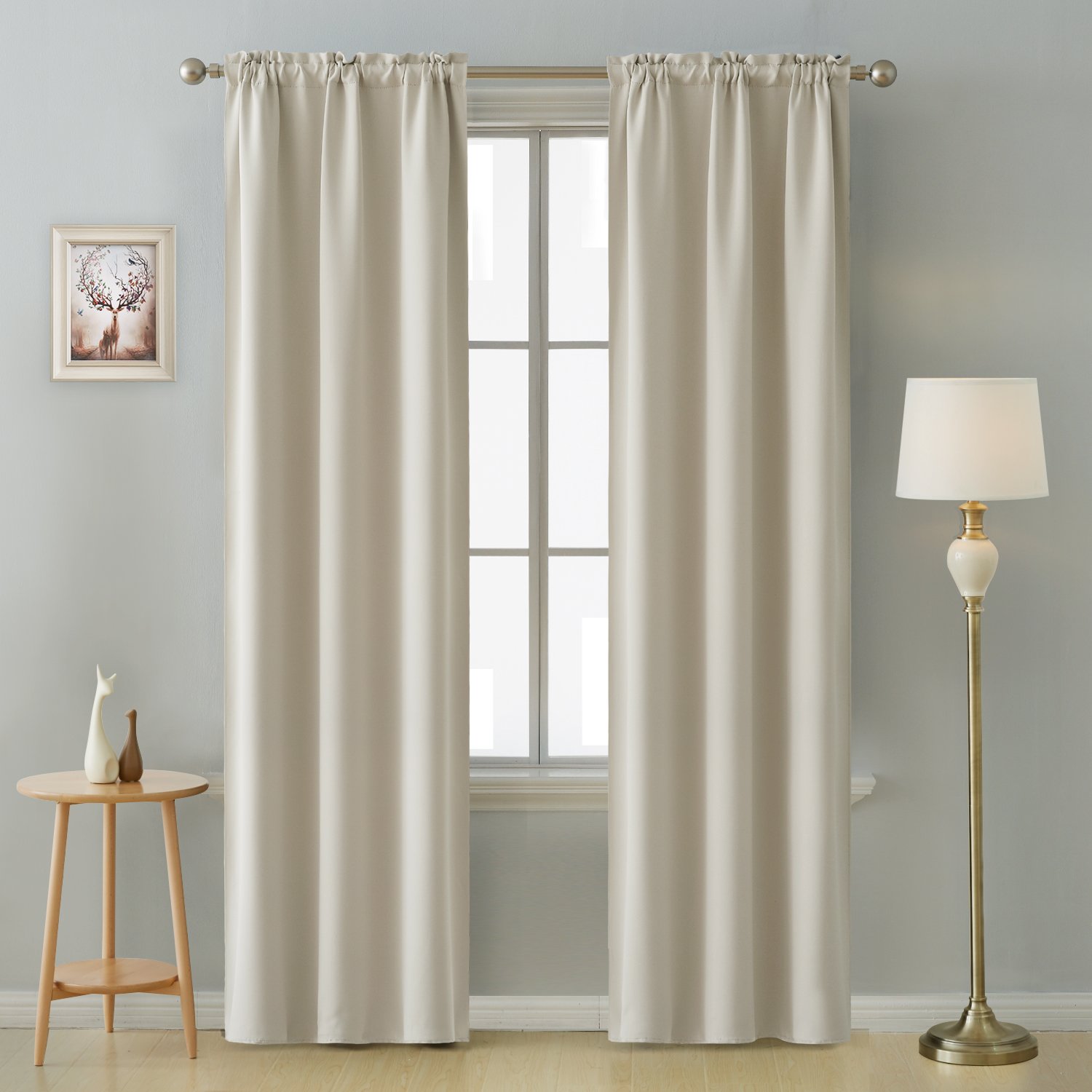 Cream Silk Bedroom Curtains Curtains & Drapes