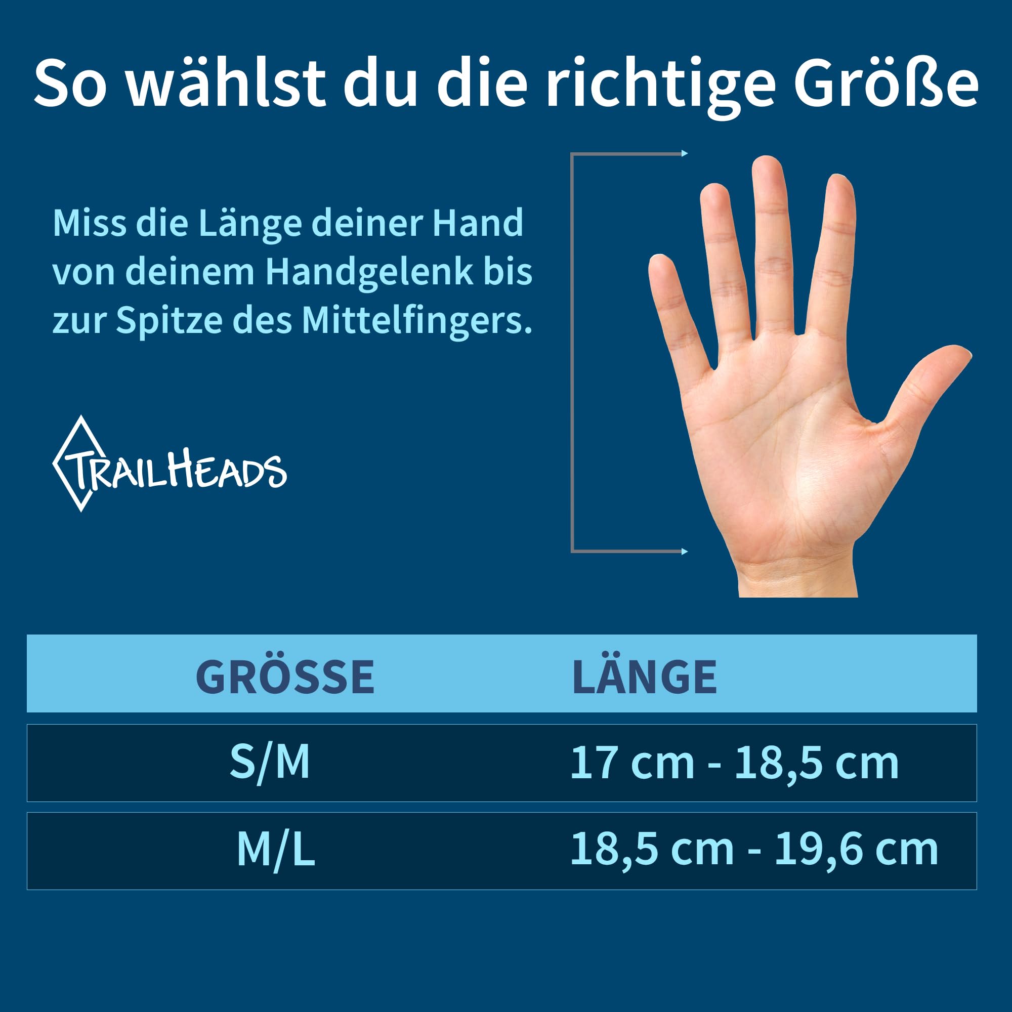 TrailHeads Isolierte wandelbare Fäustlinge für Damen – Winter Laufhandschuhe - schwarz
