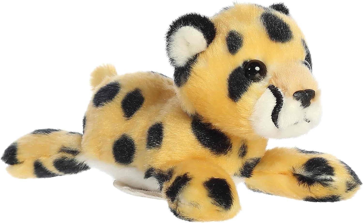 Aurora® Adorable Shoulderkins™ Duma Cheetah™ Stuffed Animal - Fun Buddy that Can Go Everywhere with You - Perfect for Kids 3+ Years and Costumes - Yellow 6.5 Inches