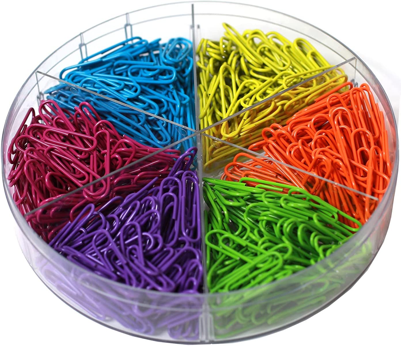 CALCUSO Fournitures de bureau Paquet complet: trombones assortis, gros trombones, boules en caoutchouc, bandes élastiques, punaises,pinces polyvalentes