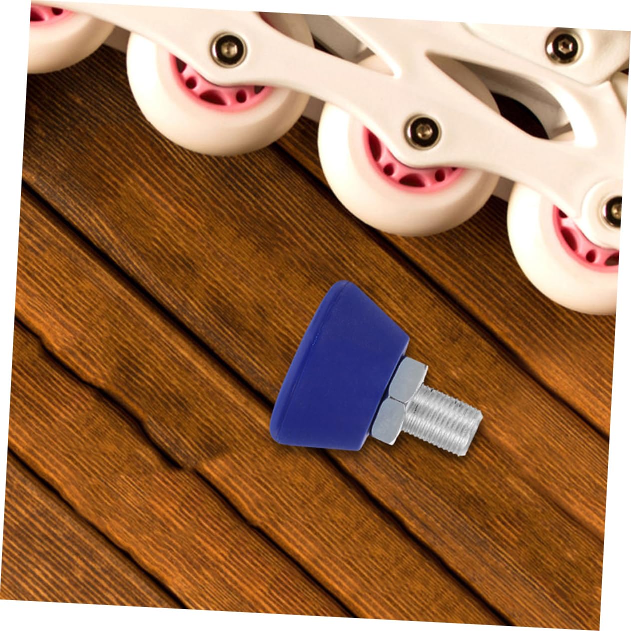 Sosoport Tappo Pattinaggio di Gomma Accessori Dito del Piede Protezioni per Le Dita dei Pattini A Rotelle Cuscinetti per Pattini A Rotelle Gomma da Cancellare Blu