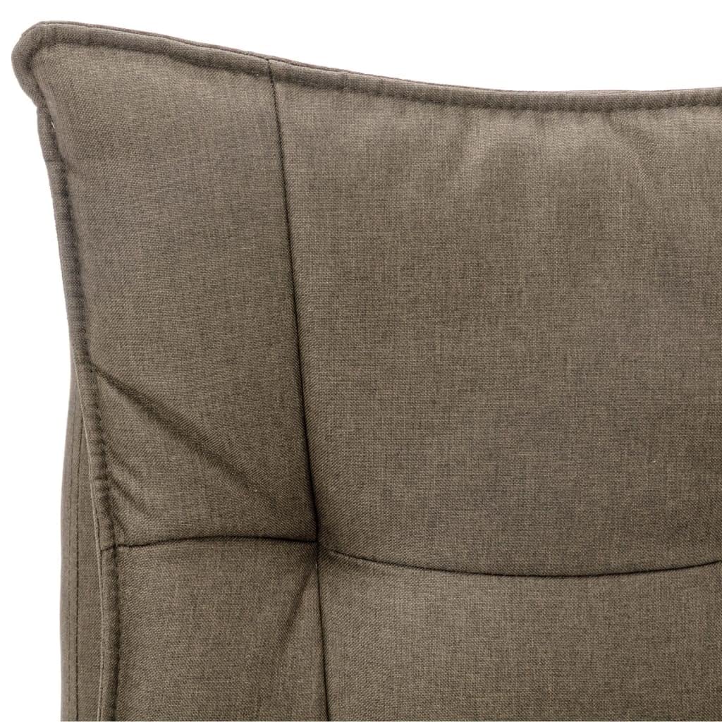 Sedia da ufficio massaggiante in tessuto tortora, regolabile in altezza, con poggiapiedi e funzione riscaldante, ergonomica, con schienale inclinabile, ideale come sedia da scrivania per