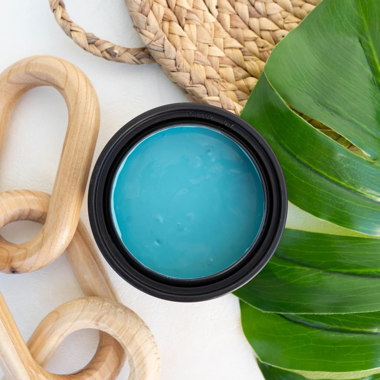 Dixie Belle Terra Clay Paint - Cerulean Blue (16oz) - Vibrant Blue Water-Based Terra Artisan Clay Paint for DIY - Wood, Canvas, Tile, Fabric, Home