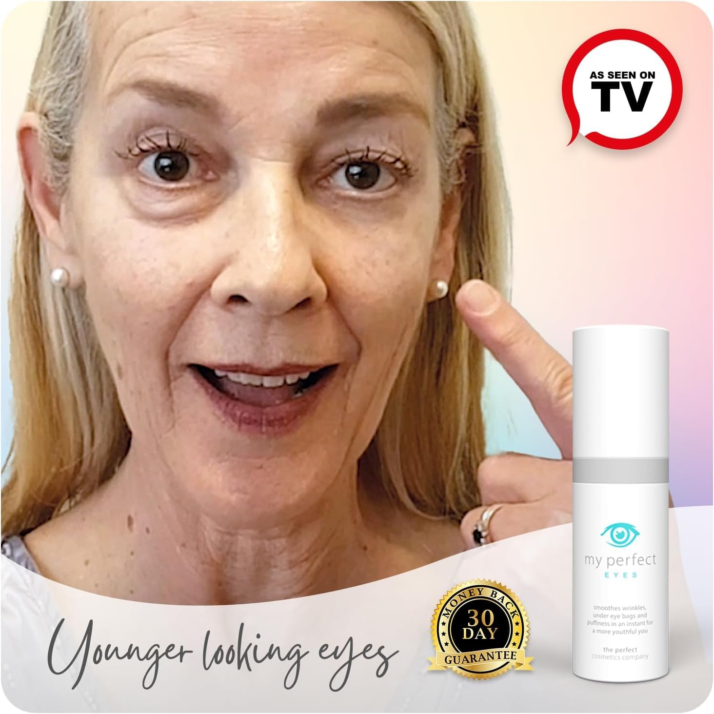 My Perfect Eyes - The Perfect Cosmetic Company Instant Anti-Aging Anti-wrinkles Eye Cream - Reduces Dark Circles Fine Lines and Puffiness Under Eye Skin Tightening 100 application bottle, 10ml - Image 7