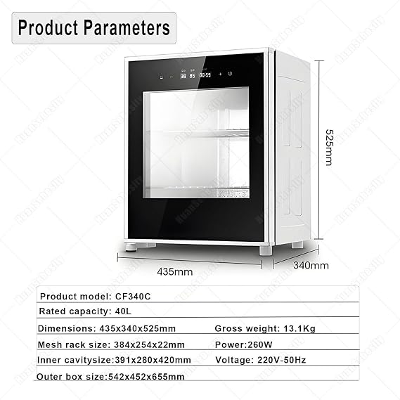 Electric Dough Proofer,40l Bread Proofing Box with Temperature Control for Baking,Fermentation,Yogurt Making,for Versatile Cooking & Baking Needs