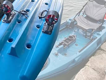Underwater Thruster MAX 24V 1080W Brushless Motor with CCW 3-Blade Nylon Propeller for Kayak Electric Surfboard Lure Boat RC Bait Tug Boat Nest Ship Submarine...