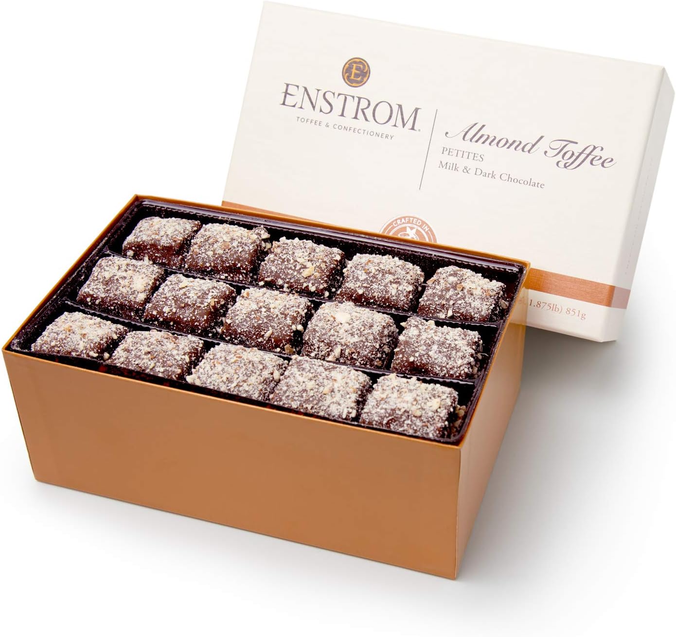 Combo Almond Toffee Petites 30oz box | Bite-size | Gluten Free | Kosher Dairy | All Natural
