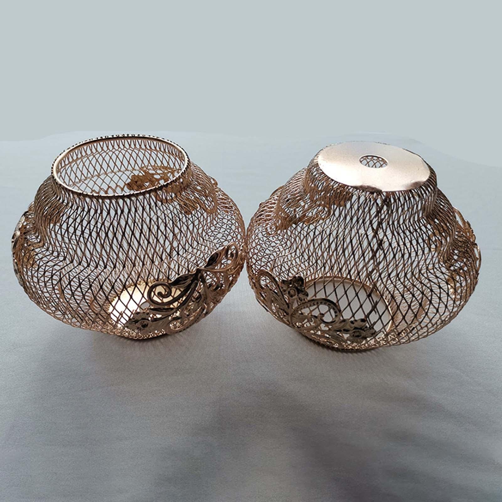 Enakshi Iron Wire Lampshade Light Bulb Cage Lamp Shade for Cafe Hotel Kitchen Island |Home & Garden | Lamps, Lighting & Ceiling Fans | Lamp Shades-image-9
