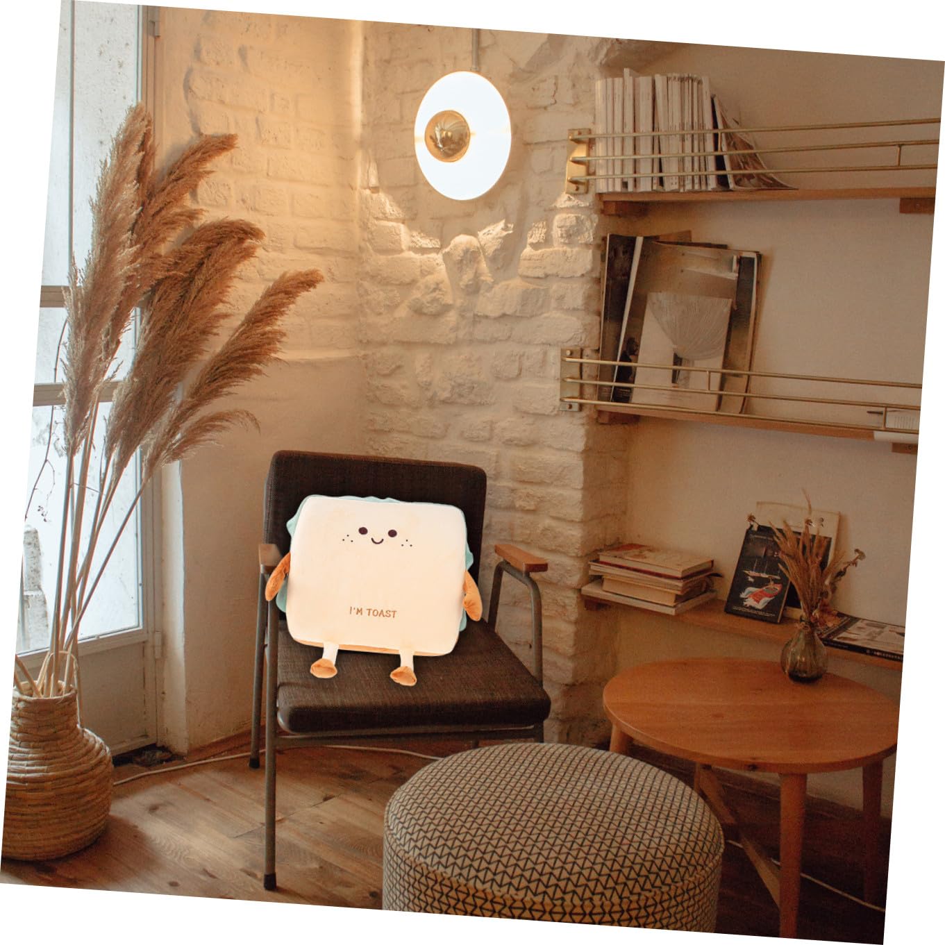 Cuscino Supporto Lombare in Peluche per Divano e Ufficio Design Creativo e Benessere Ergonomico