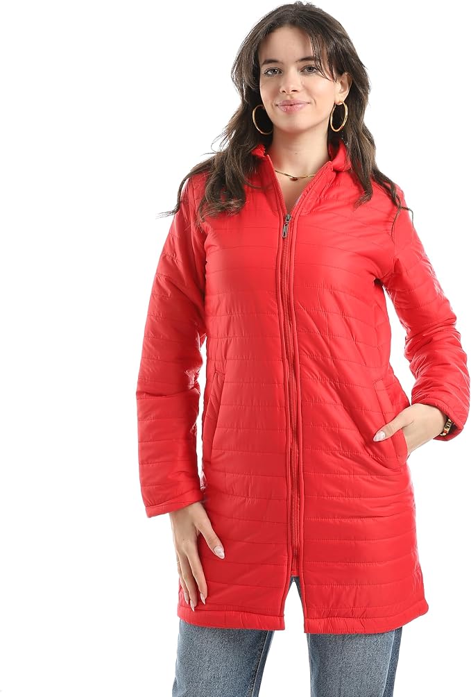 Andora Womens Shawl Lapel Collar Belted Coat coat