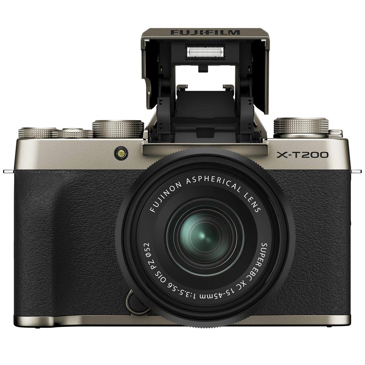 Fujifilm X-T200 シャンパンゴールドXC 15-45mm Fujifilm X-T200 Mirrorless Digital Camera w/XC15-45mm Kit