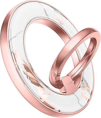 SURITCH Soporte magnético para anillo de teléfono celular para iPhone 141312 (pro, pro max, Plus, Mini), soporte plegable y ajustable para todos los