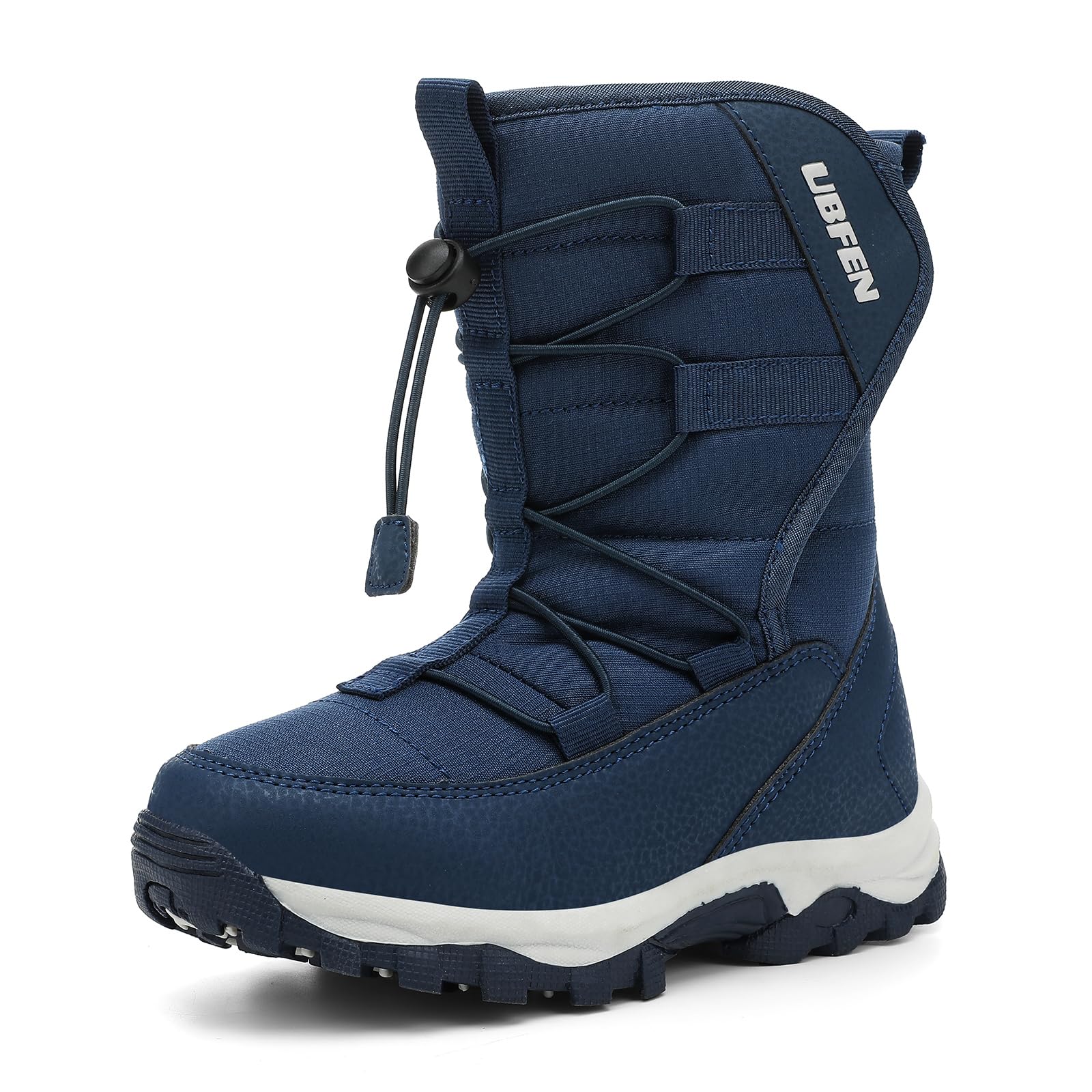 UBFEN Kids Snow Boots Water-Repellent Warm Winter Shoes for Boys Girls
