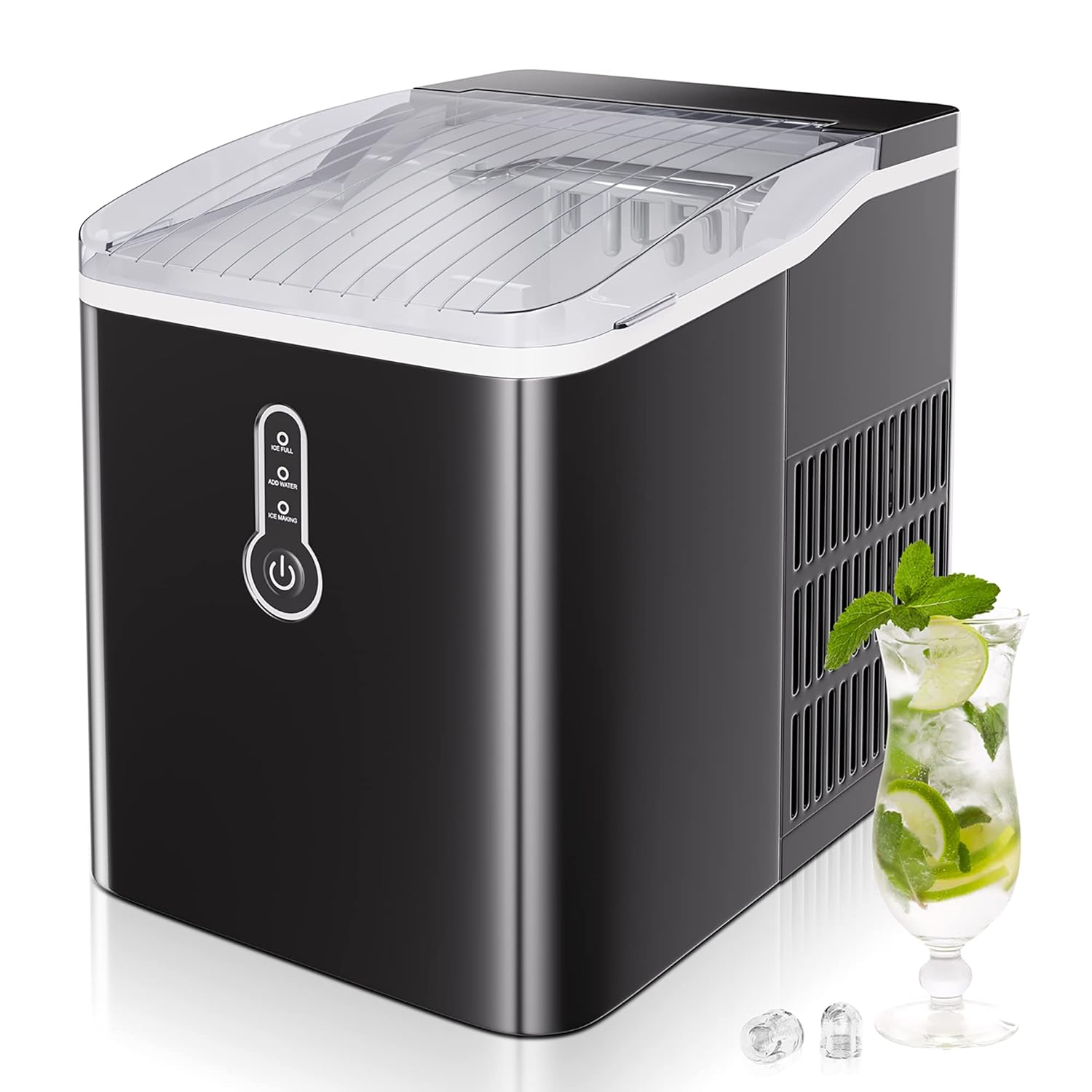 Electactic Ice Maker Countertop, Efficient Easy Carry Ice Maker, Self