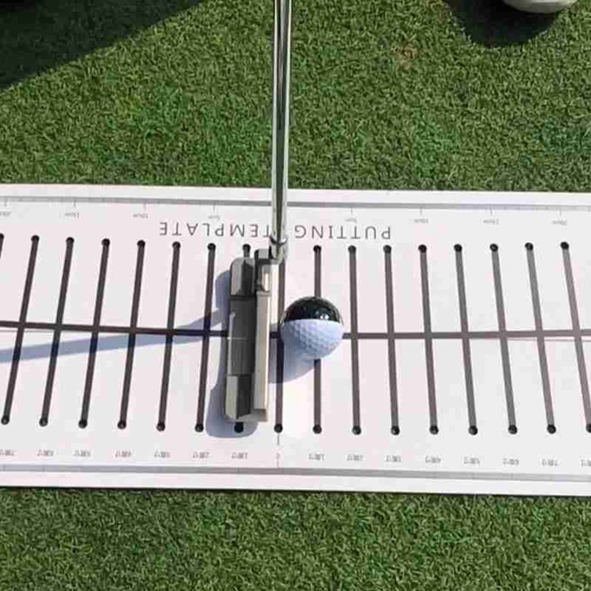 Golf Putter Putting Mat Trainer Indoor Mettere Green Pad Attrezzature Golf Hitting Line Training Aids Kit Coperta