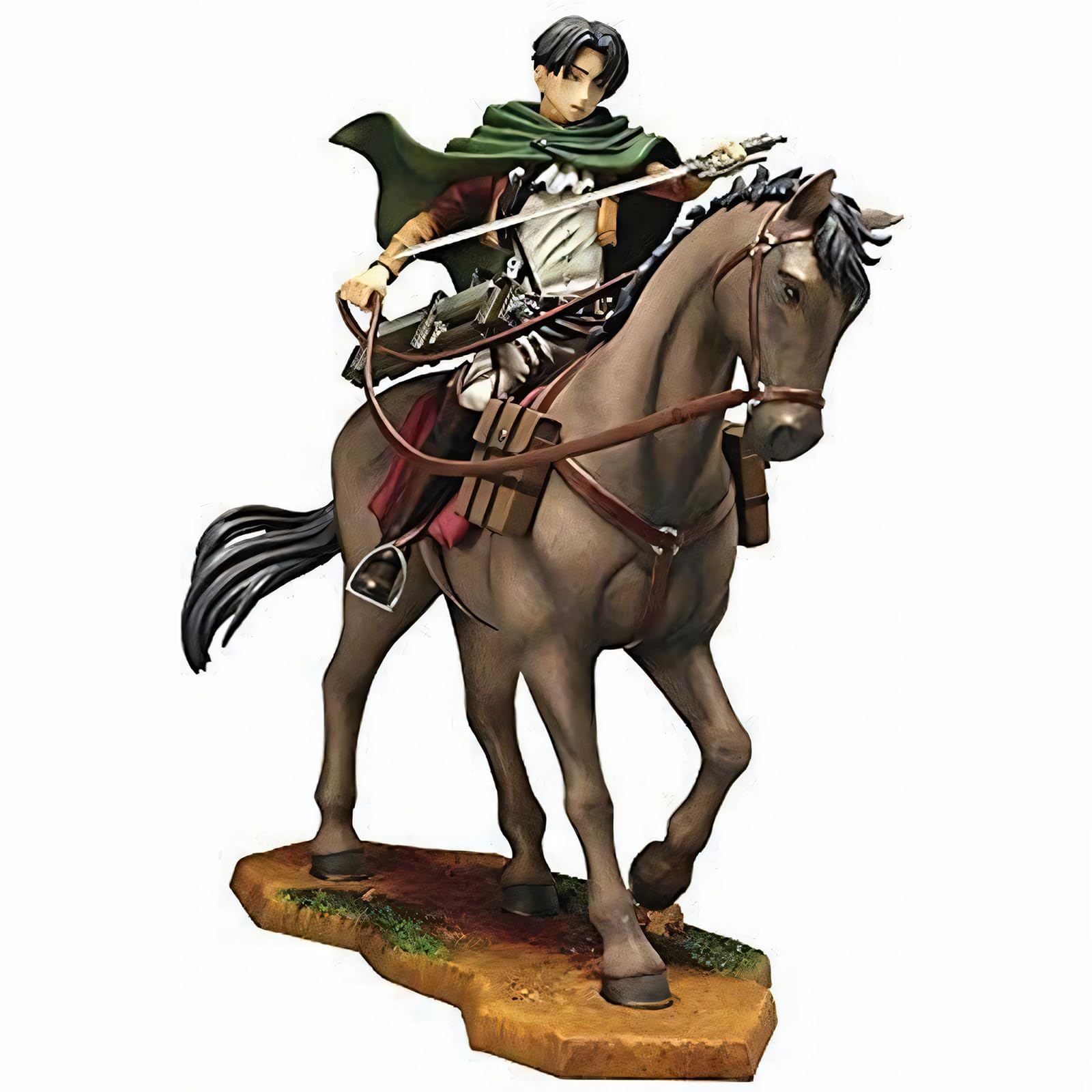 進撃の巨人 リヴァイ騎馬フィギュア Amazon.co.jp: 進撃の巨人 リヴァイ・アッカーマン 兵長 騎馬 戦闘形態