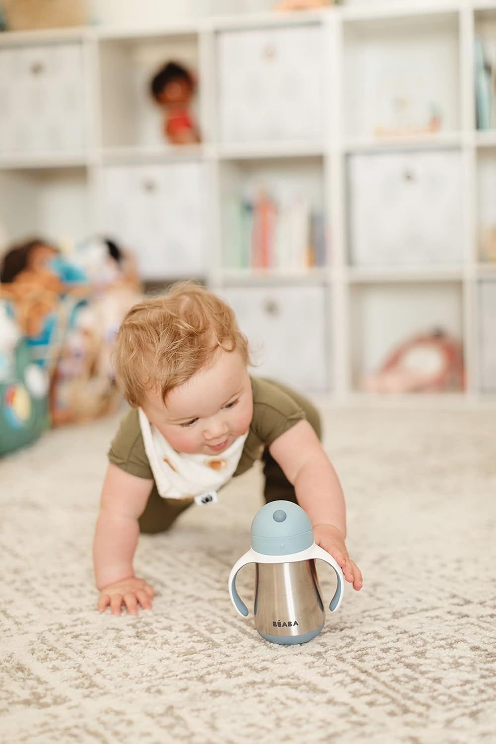 BEABA Stainless Steel Straw Sippy Cup and BEABA Stainless Steel Insulated Food Jar