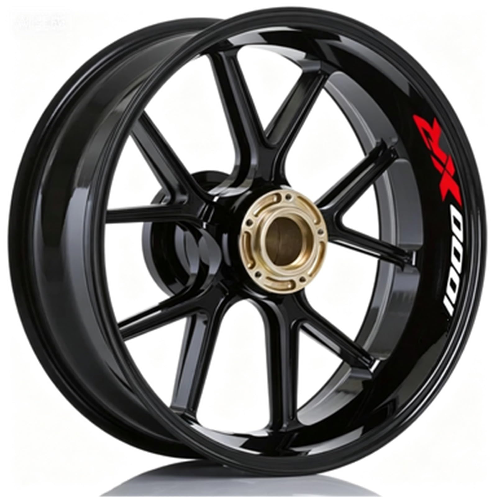 Motorcycle Wheel Stickers Reflective Rim Motorbike Waterproof Decals for BMW S1000XR Motorbike(Color7)