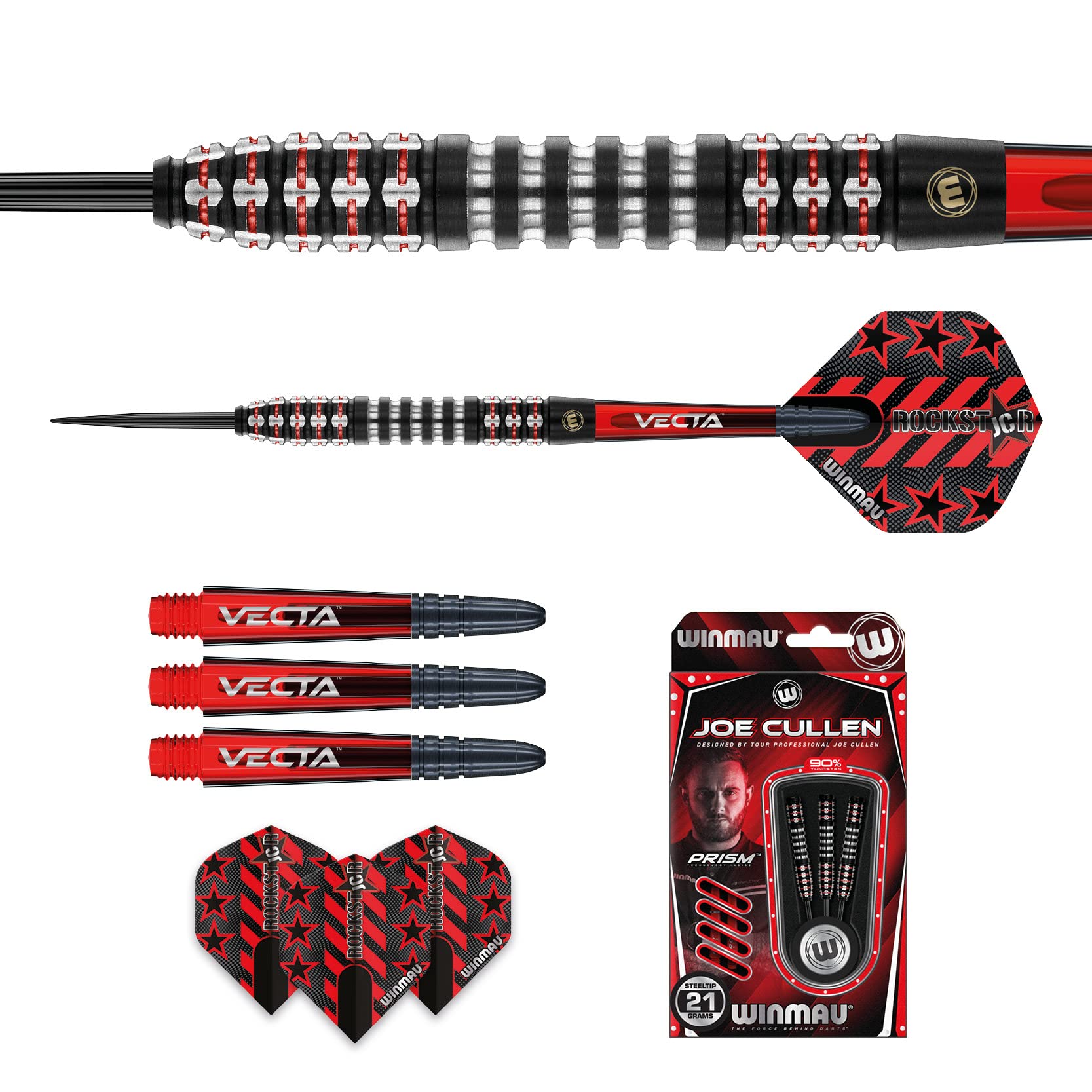 WINMAU Joe Cullen Ignition 21 Gram Professional Steeltip Tungsten