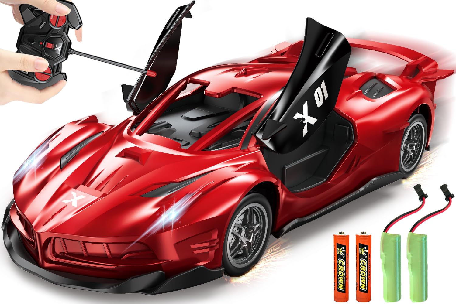 Hatfryf Girls E Remot Control Cars, Remot Control Vehicl, Rc Drift Rac Cars, For Kid Adult Gift - Red