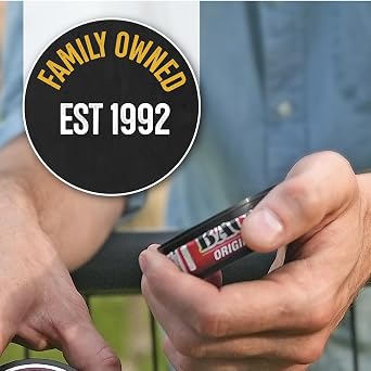 1 Can, BaccOff Original Fine Cut, Black Tea Base with Bold, Smoky Flavors