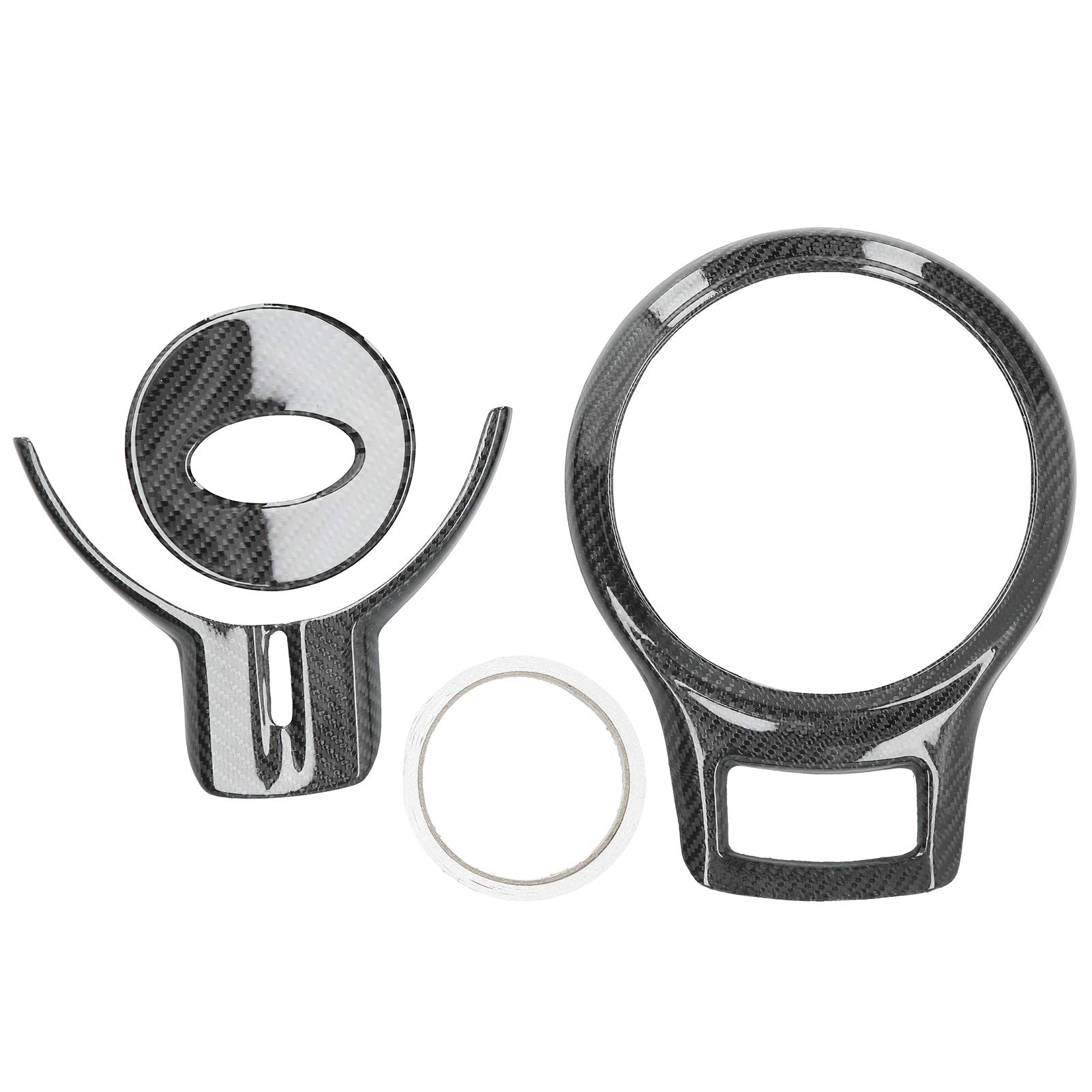 Cocoarm Wykończenie Kierownicy z Włókna Węglowego Zestaw Osłon Panelu Zmiany Biegów 3 szt. Peel and Stick Stylizacja Wnętrza Smooth Touch Fit dla Kierowców 86 GT FRS 2012 2015