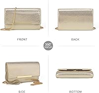 Vista 3 de AFKOMST Pequeños bolsos clutch para mujeres, bolso de noche formal, bandolera y carteras de muñeca para fiesta, baile de graduación, cóctel, boda