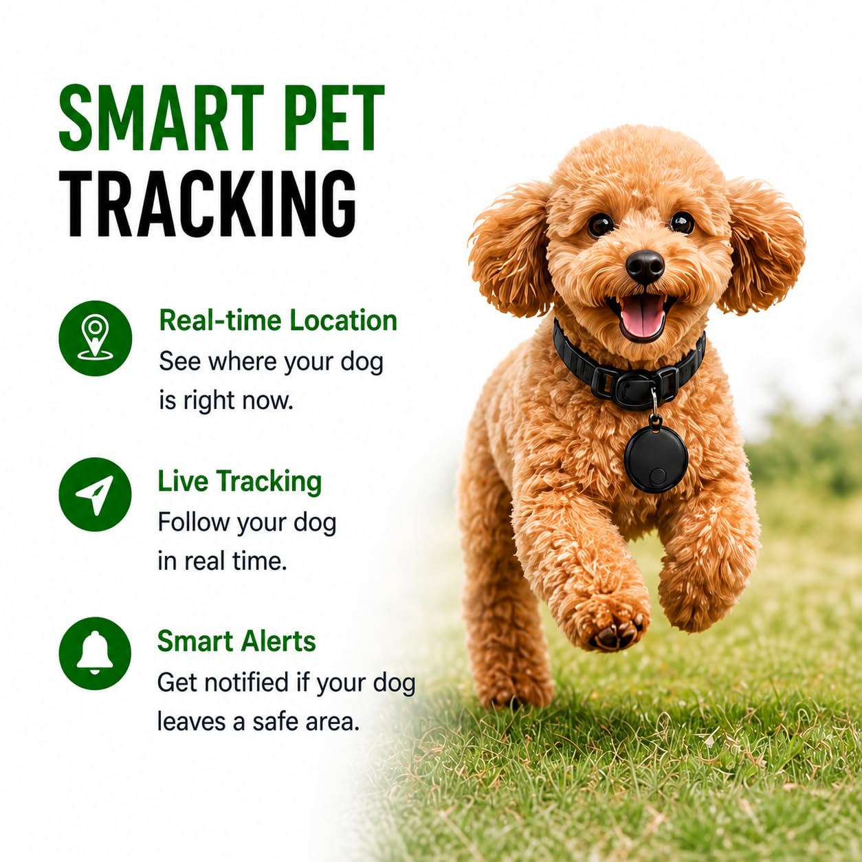 Pet Tracker,GPS Collar for Dogs (iOS Only) Smart tag,Waterproof Compatible with Apple Find My,No Monthly Fee,Advanced Tracking Solution Smart Collar for Pet Safety Ideal Small Large Dogs - image 7