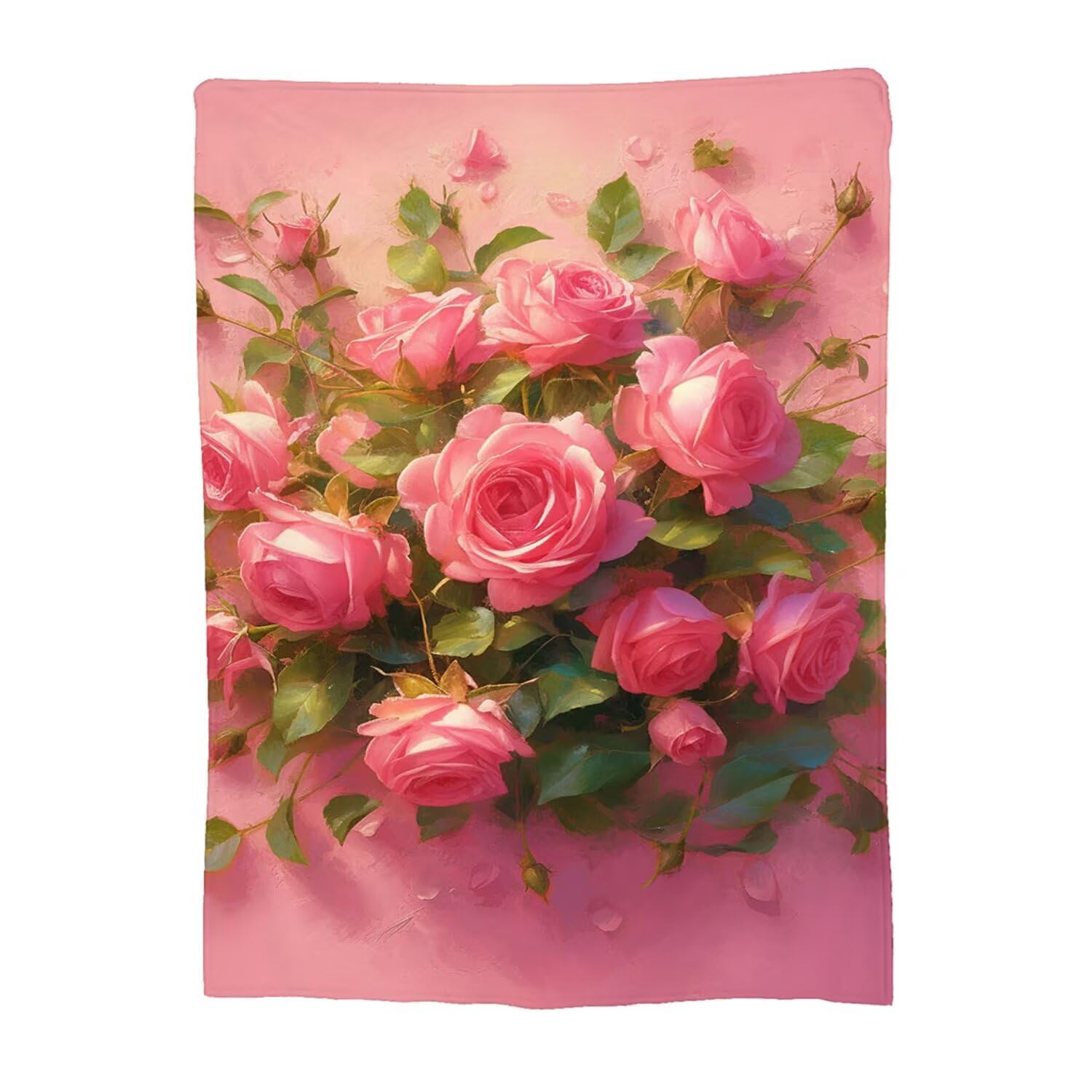 Couverture flanelle rose 100x150 pour vos soirées cocooning au salon
