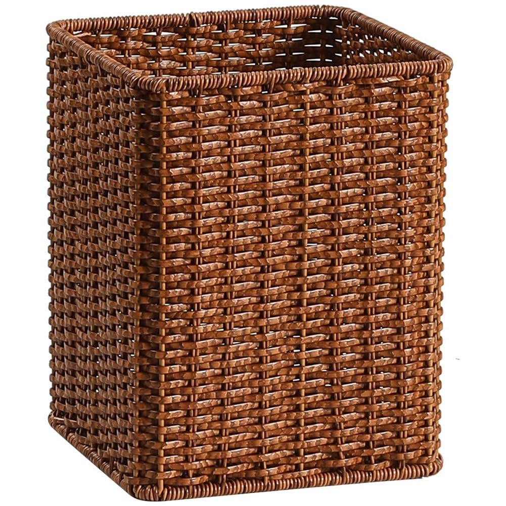 Corbeille à papier rotin idéale pour chambre et salon