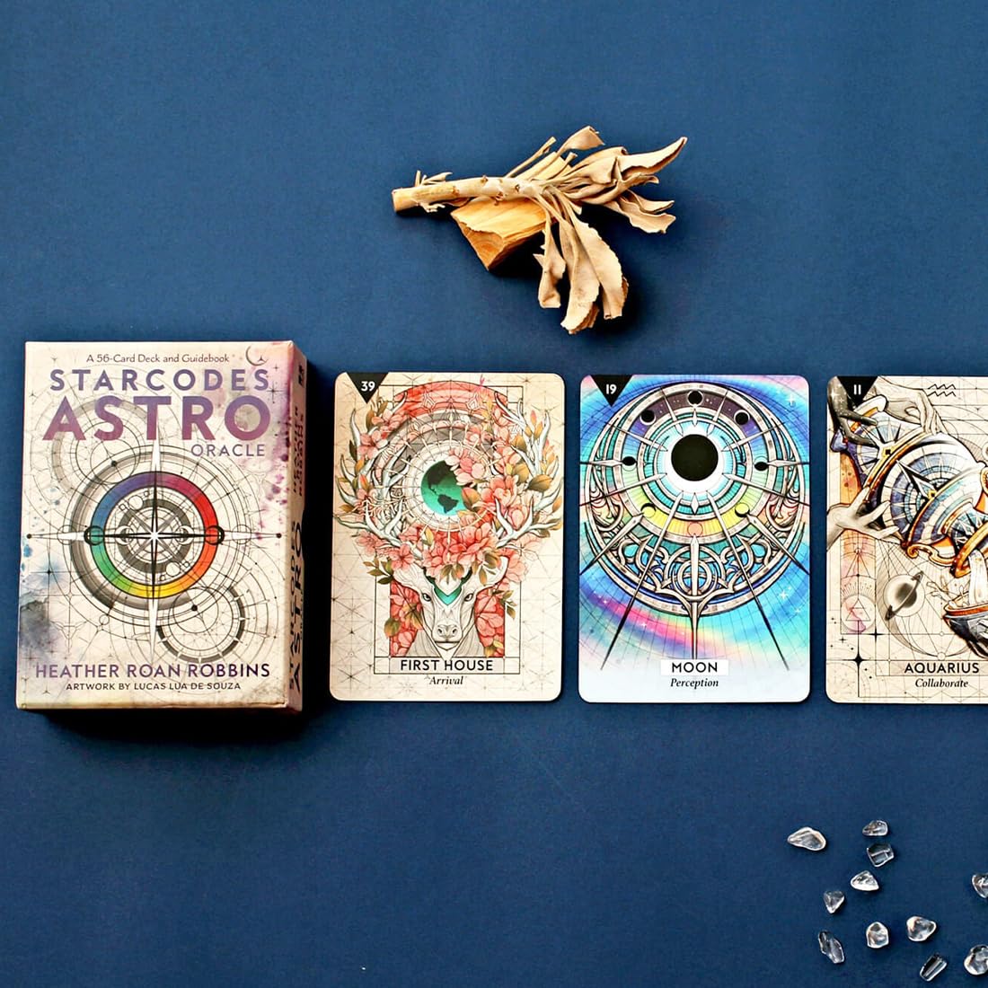 Tarjeta Star Code Astro Oracal con manual de instrucciones en japonés