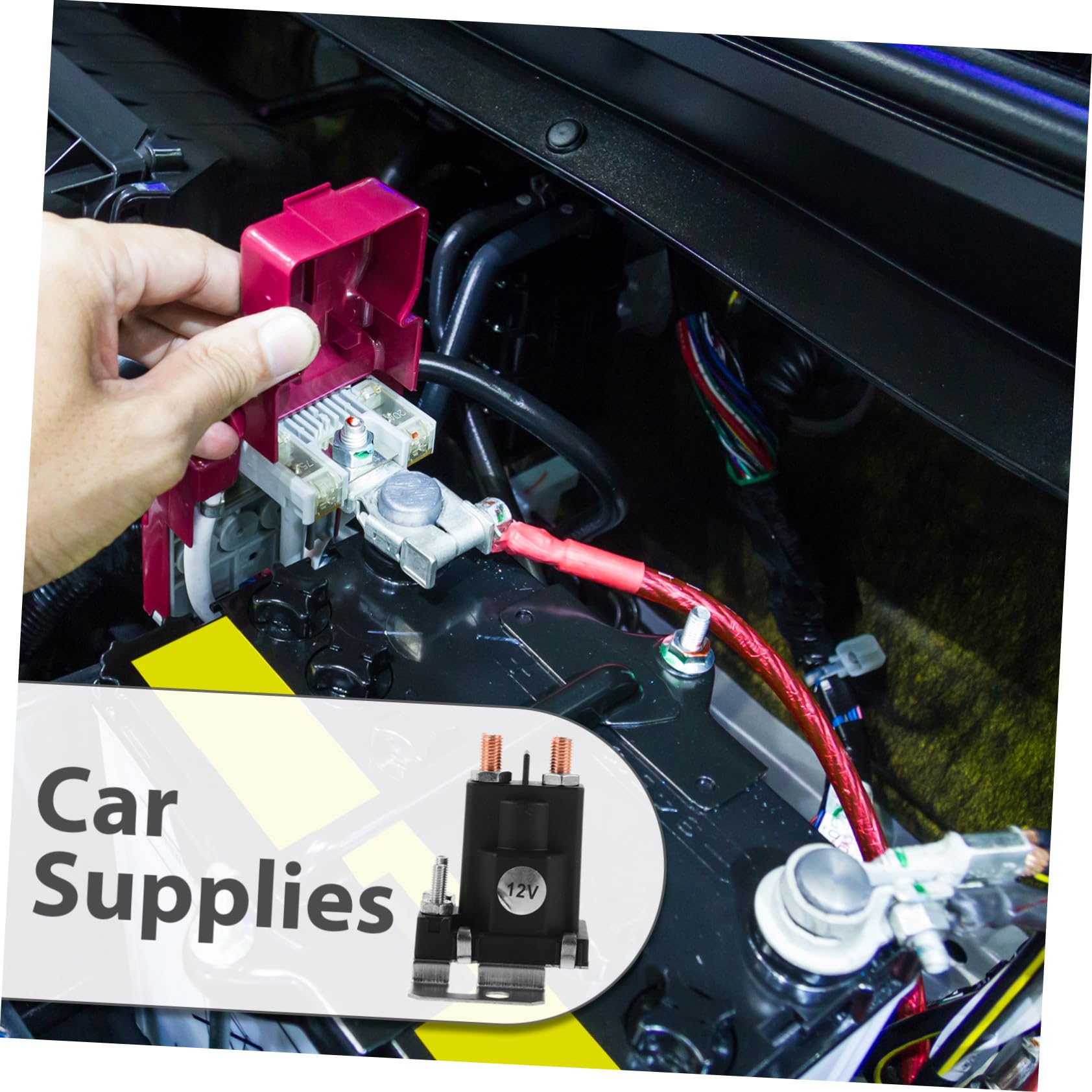 Relé Automotriz de Alta Corriente para Coche y Barco Arranque Rápido Contactos de Cobre Puro Fácil Instalación y Durabilidad Mejorada