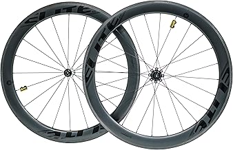 ELITEWHEELS Road Bike Carbon Wheels 700c Clincher 30/38/50/55/60/82mm Carbon Wheelset Tubeless Ready Cycling Wheel U Shape