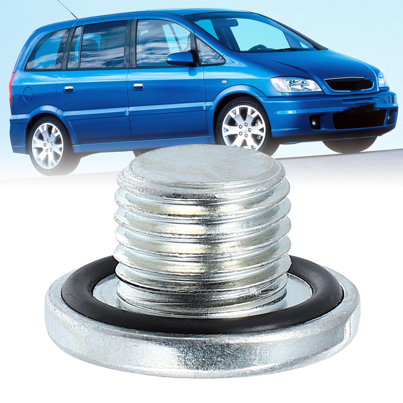 90502556 Joint du Bouchon de Vidange D'huile Moteur, Remplacement OEM pour Zafira, Structure en Alliage en Acier, compatibilité avec Plusieurs Modèles, Joint de Bouchon de