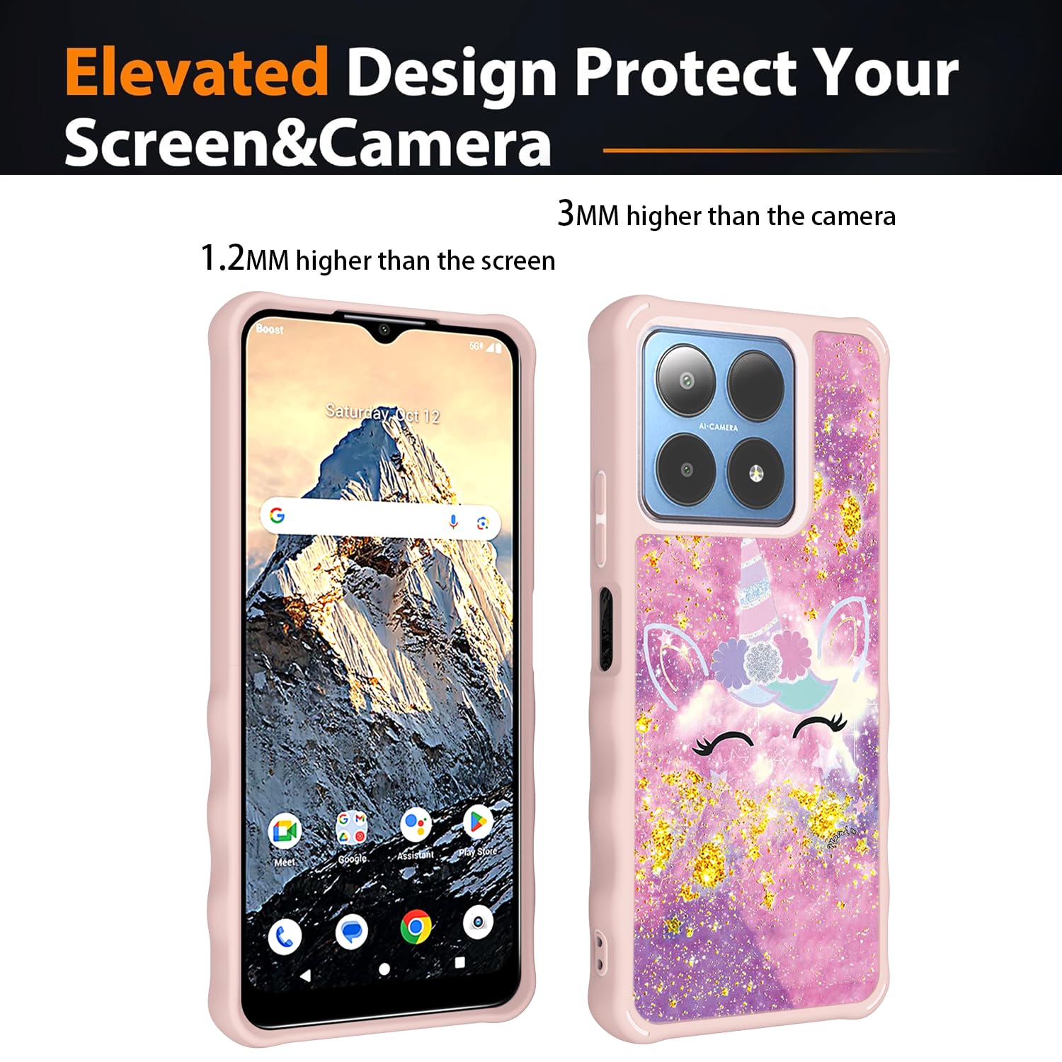 NGB Supremacy Boost Mobile Summit 5G Phone Case, Full-Body Rugged Shockproof Polycarbonate Design - View #9