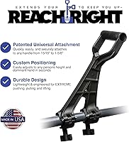 Vista 2 de Accesorio de mango universal para pala de nieve, desbrozadora, cortahilos, rastrillo y más Accesorio ergonómico versátil que ahorra la espalda