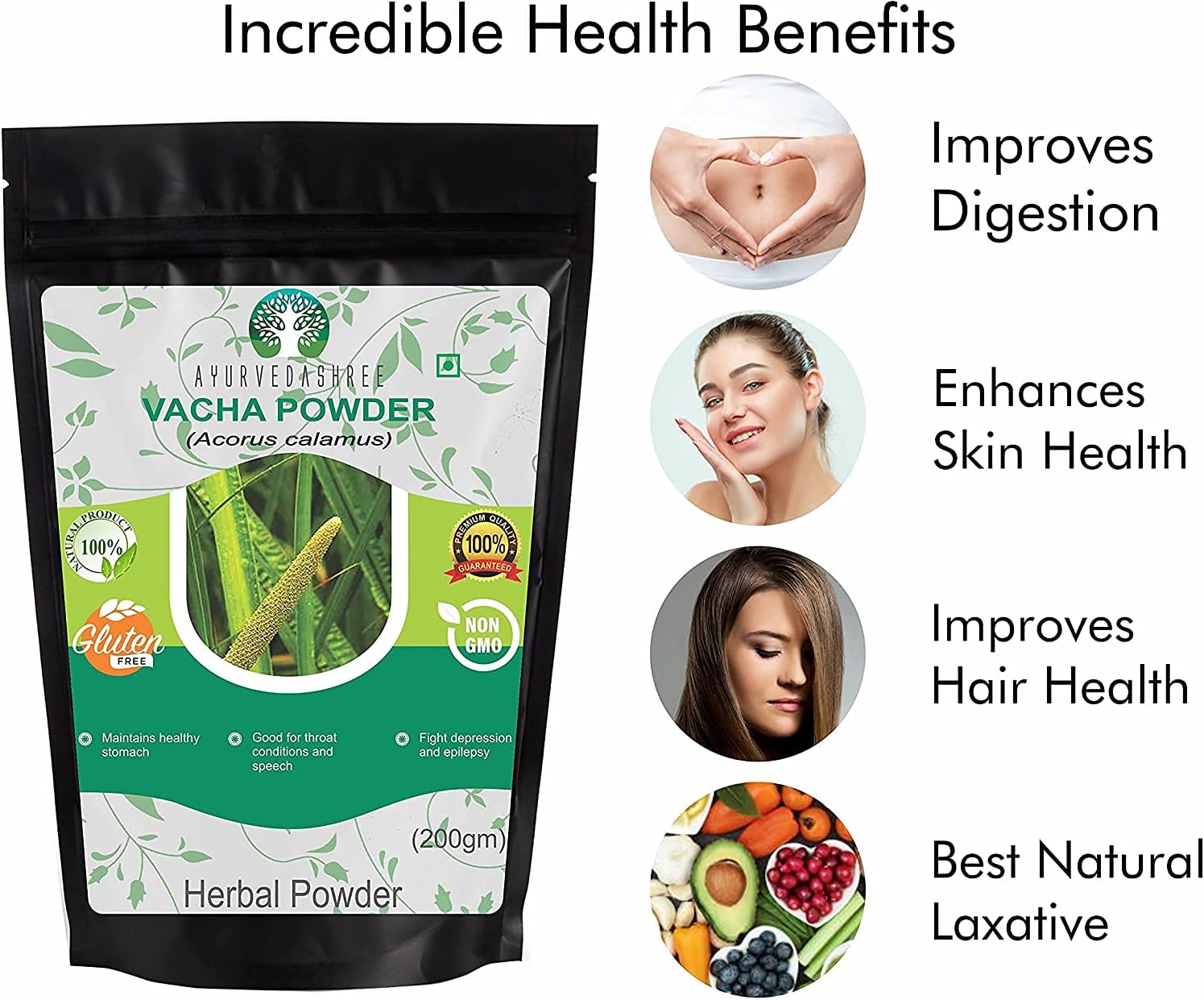 Calamus Powder 200 Gm | Vacha Powder | Acorus Calamus | Highly Aromatic herb | Acorus Calamus Root Powder | Vasambu | - Image 3