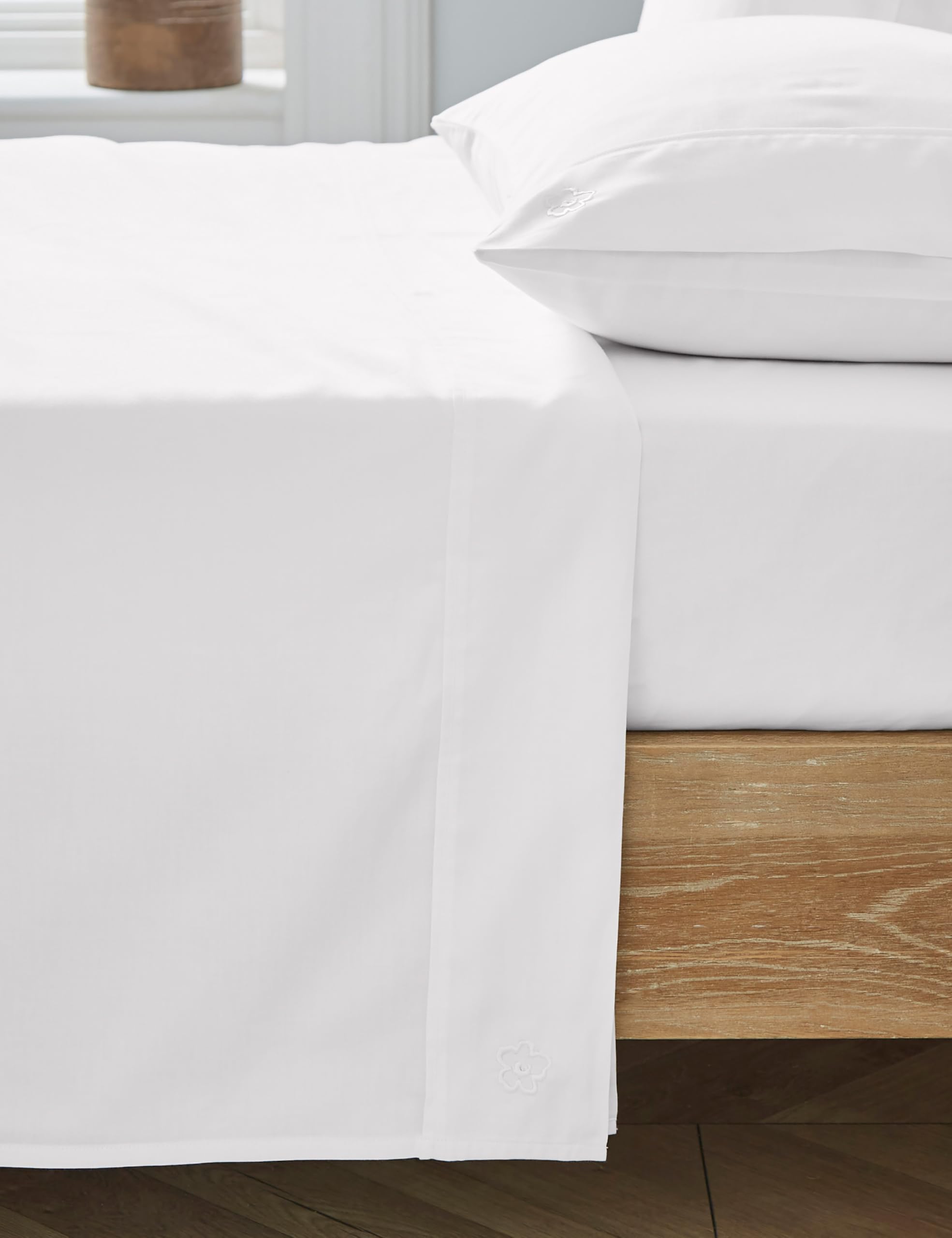 Ted Baker Plain Dye Flat Sheet White