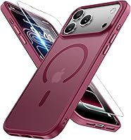 Vista 55 de Miracase - Funda magnética para iPhone 13 de 6.1 pulgadas (compatible con MagSafe) (con 2 protectores de pantalla), protección de grado militar